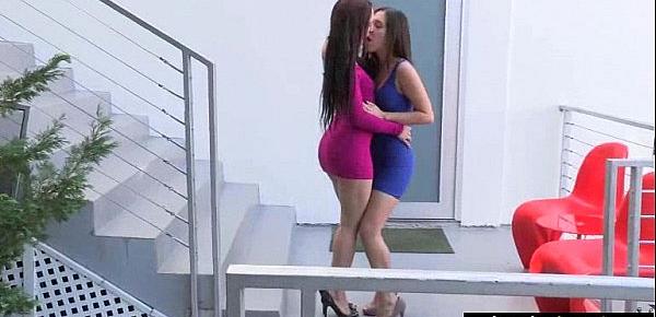  Lesbian Girls (Mandy Muse & Jenna Sativa) Play With Their Bodies On Cam movie-20
